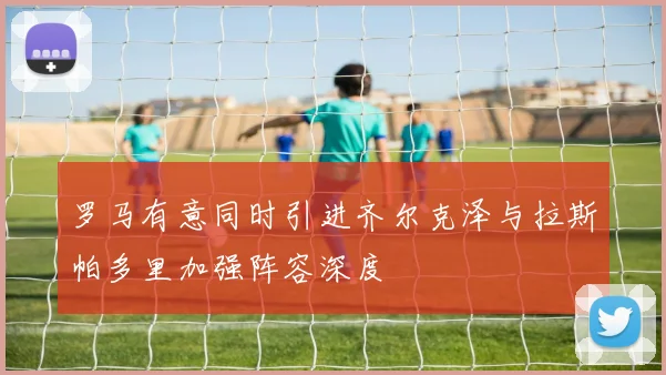 罗马有意同时引进齐尔克泽与拉斯帕多里加强阵容深度