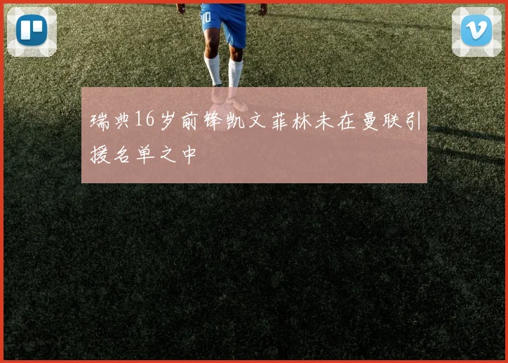 瑞典16岁前锋凯文菲林未在曼联引援名单之中